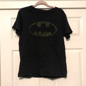 Black Batman Logo T-Shirt